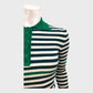 Indee Green Striped Polo Pullover - Size 6