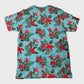 Branded Sky Blue Hawaii Print T-Shirt - Size Medium