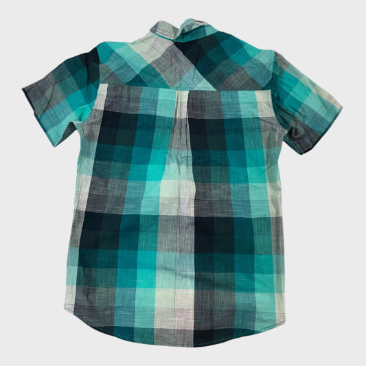 Branded Chest Pocket Plaid Shirt