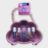 Stitch Mini Lip Gloss Nail Polish Set Pink Cloud Case