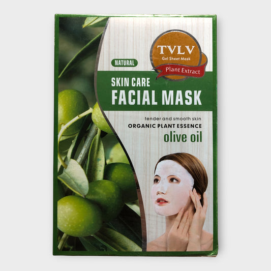 TVLV Olive Oil Facial Mask Skin Care Natural Plant Essence 10PCS