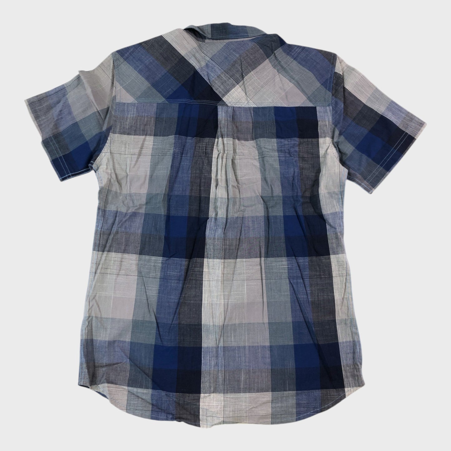 Branded Chest Pocket Plaid Shirt