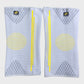 Compression Sleeve Pair Grey Elastic Knee Support for Sports