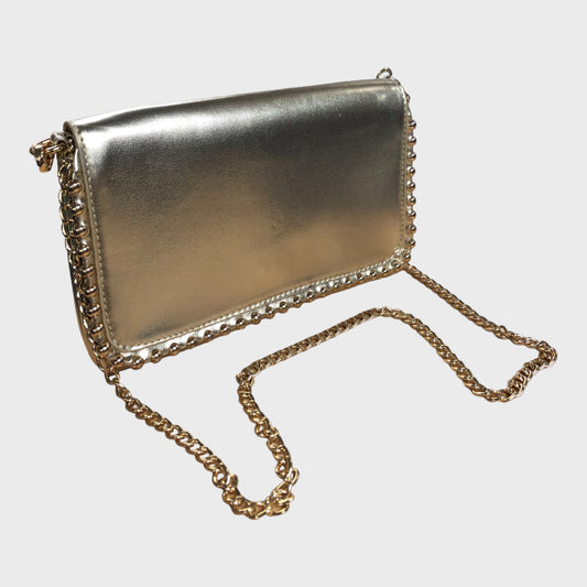 Gold Flap Chain Bag