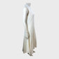 Branded Ivory Knitted Midi Dress - Size 14