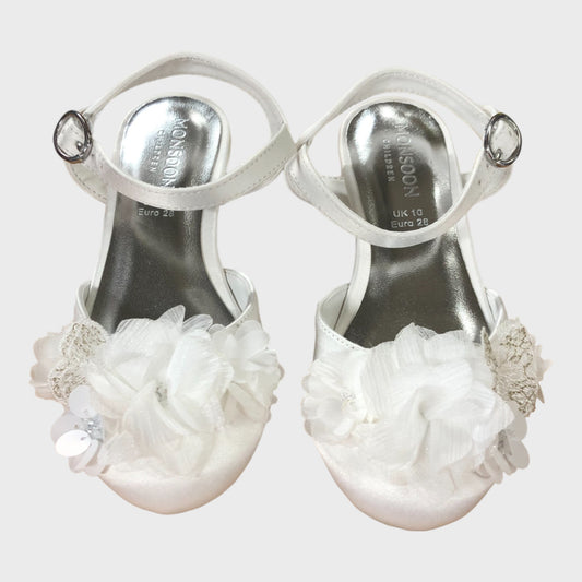 White Butterfly Party Shoes