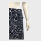 Branded Navy Printed Jersey Maxi Skirt