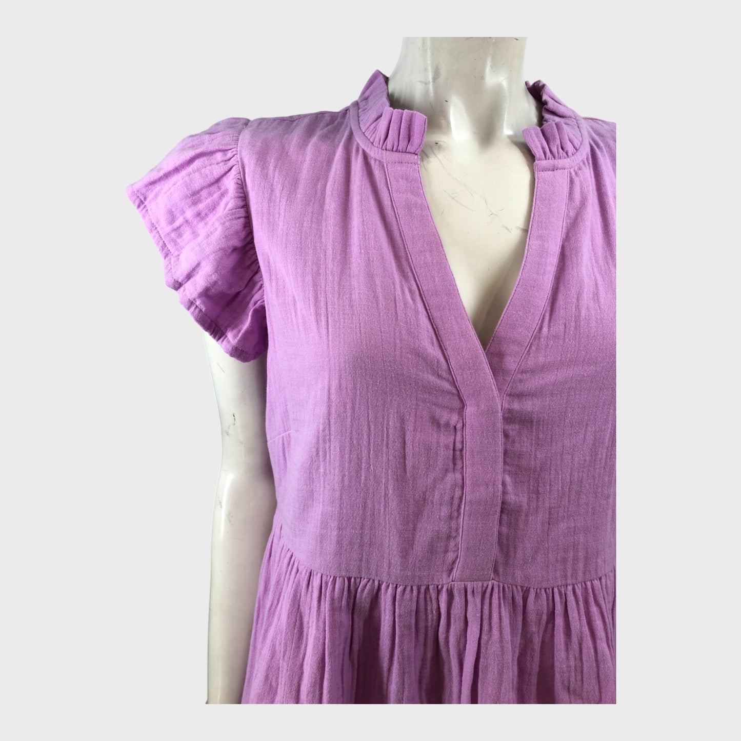 Branded Lilac Mini Dress - Size 12