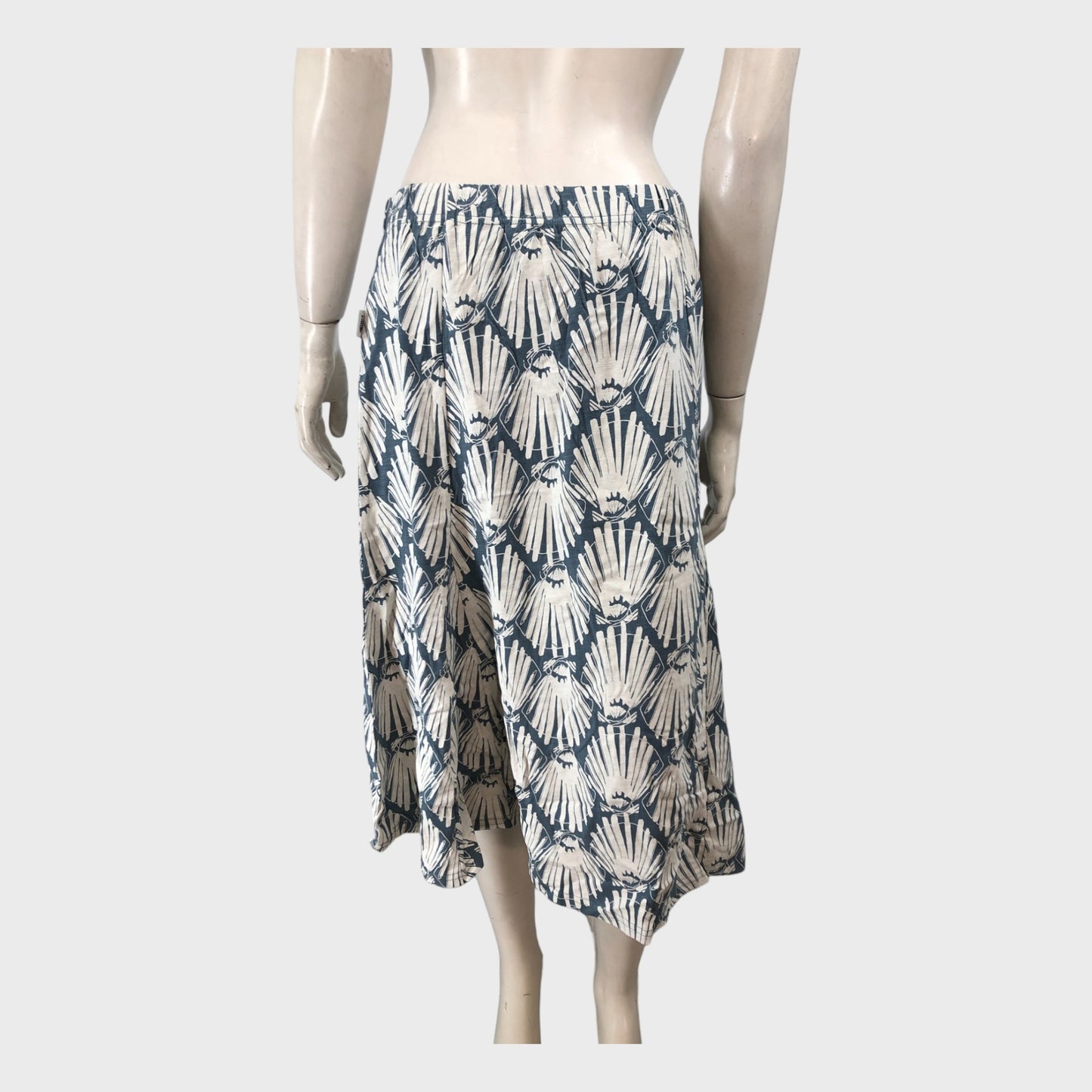 Branded Printed Jersey Skirt