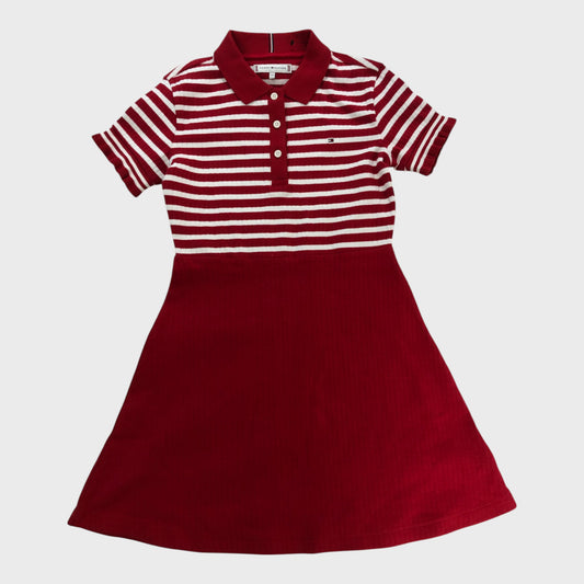 Tommy Hilfiger Red Polo Skater Dress - 8-9 Years