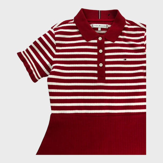 Tommy Hilfiger Red Polo Skater Dress - 8-9 Years