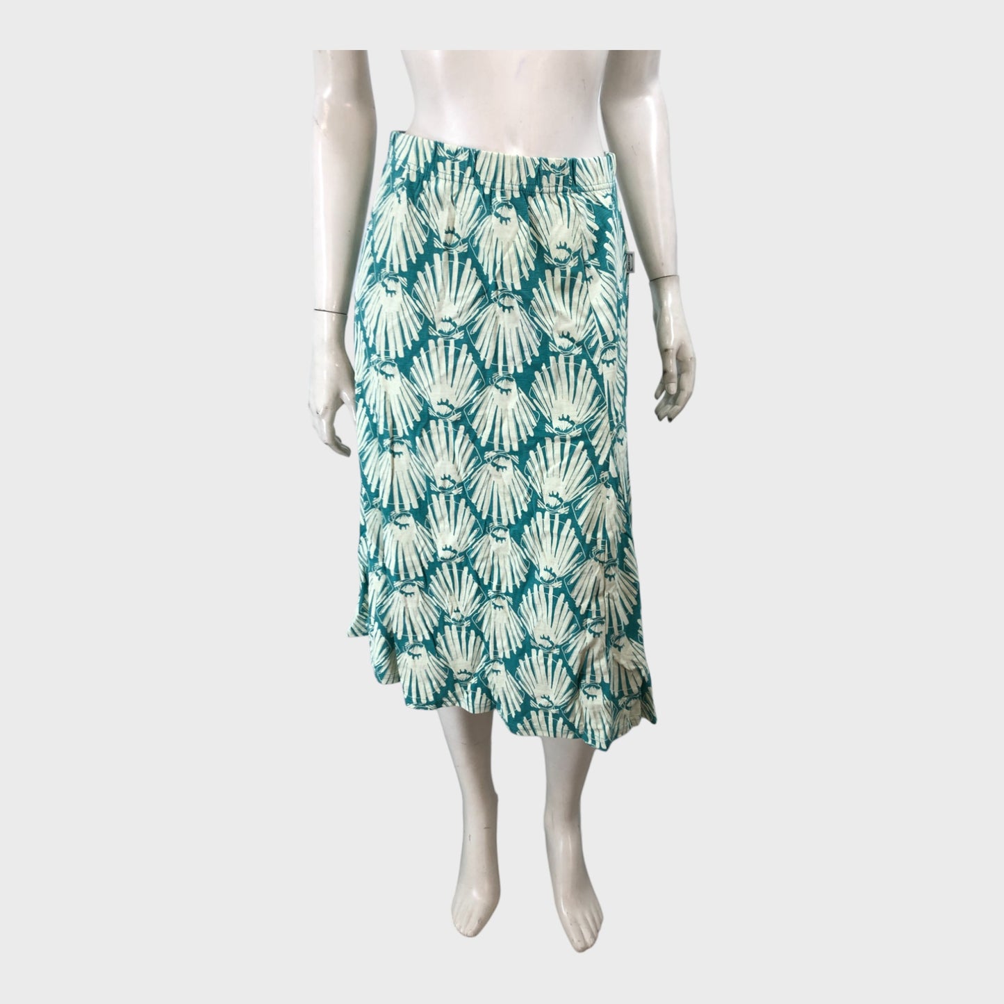 Branded Printed Jersey Skirt