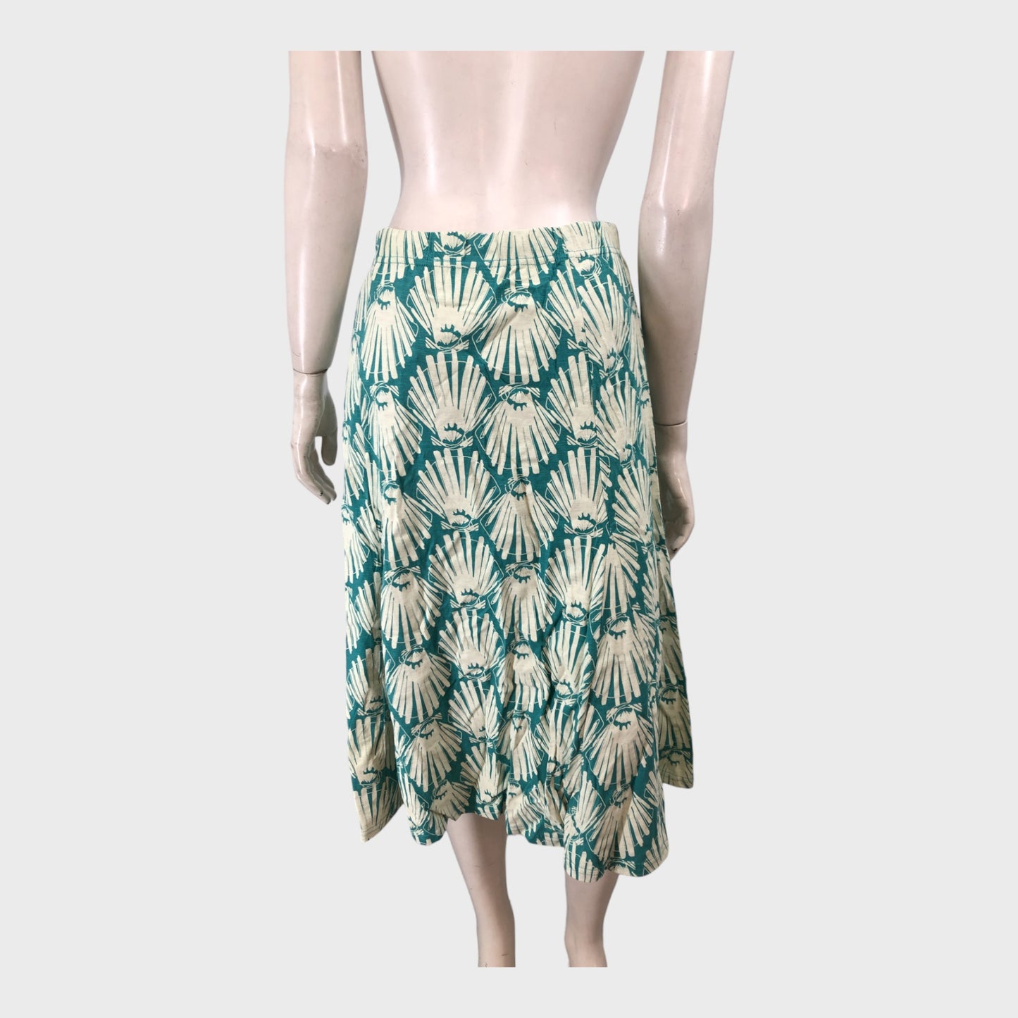 Branded Printed Jersey Skirt