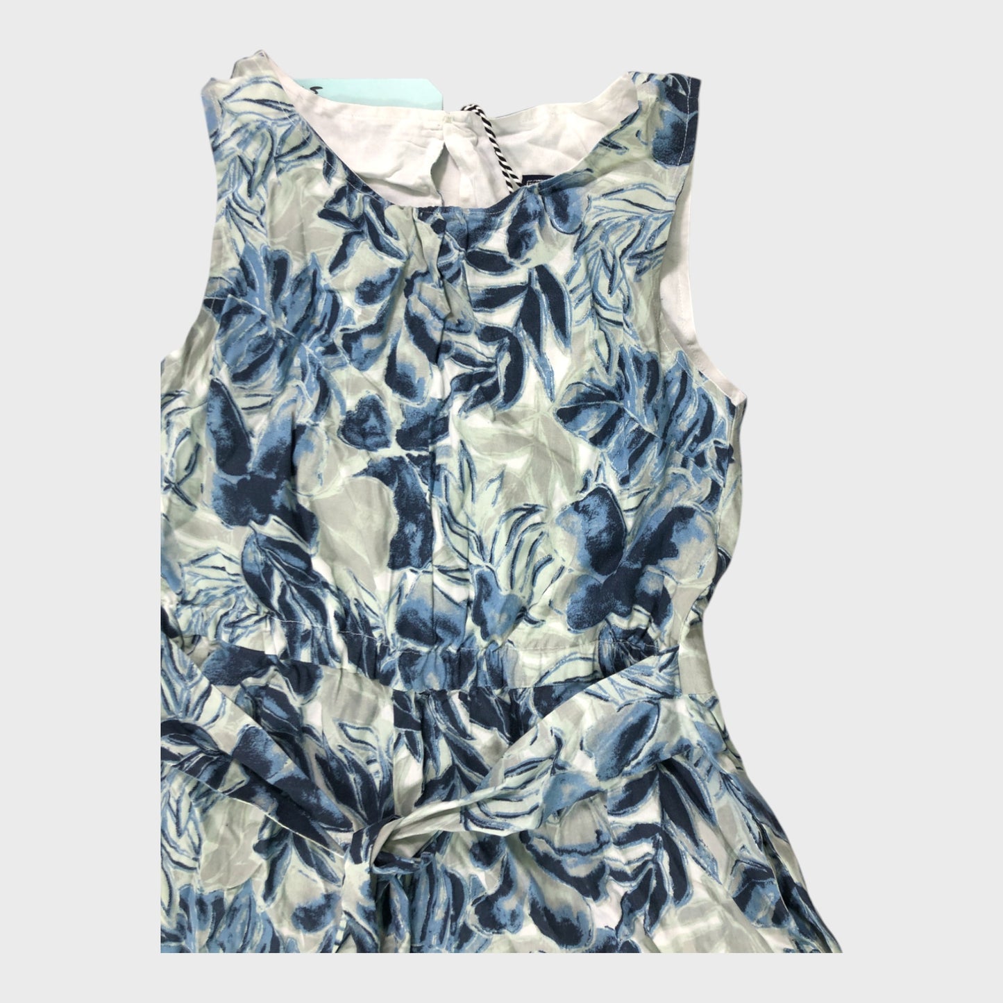 Branded Estate Blue Flower Print Jumpsuit