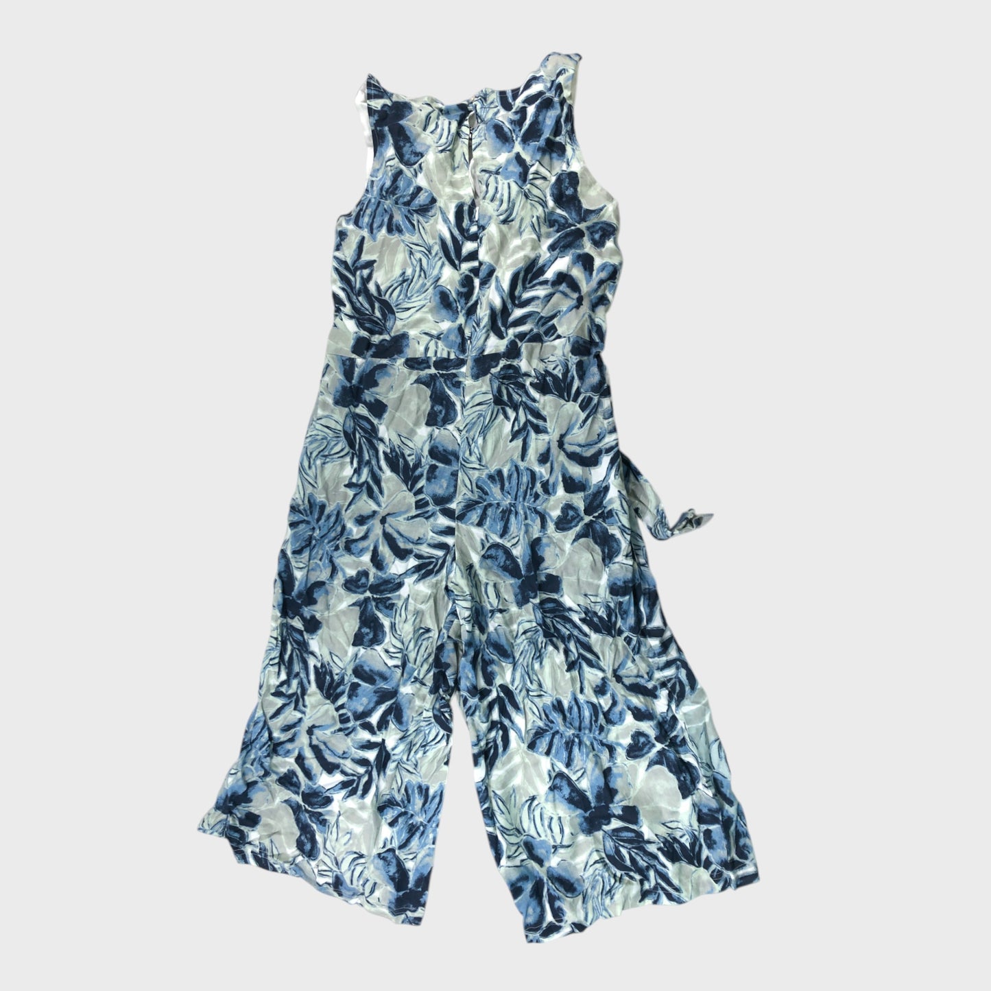 Branded Estate Blue Flower Print Jumpsuit