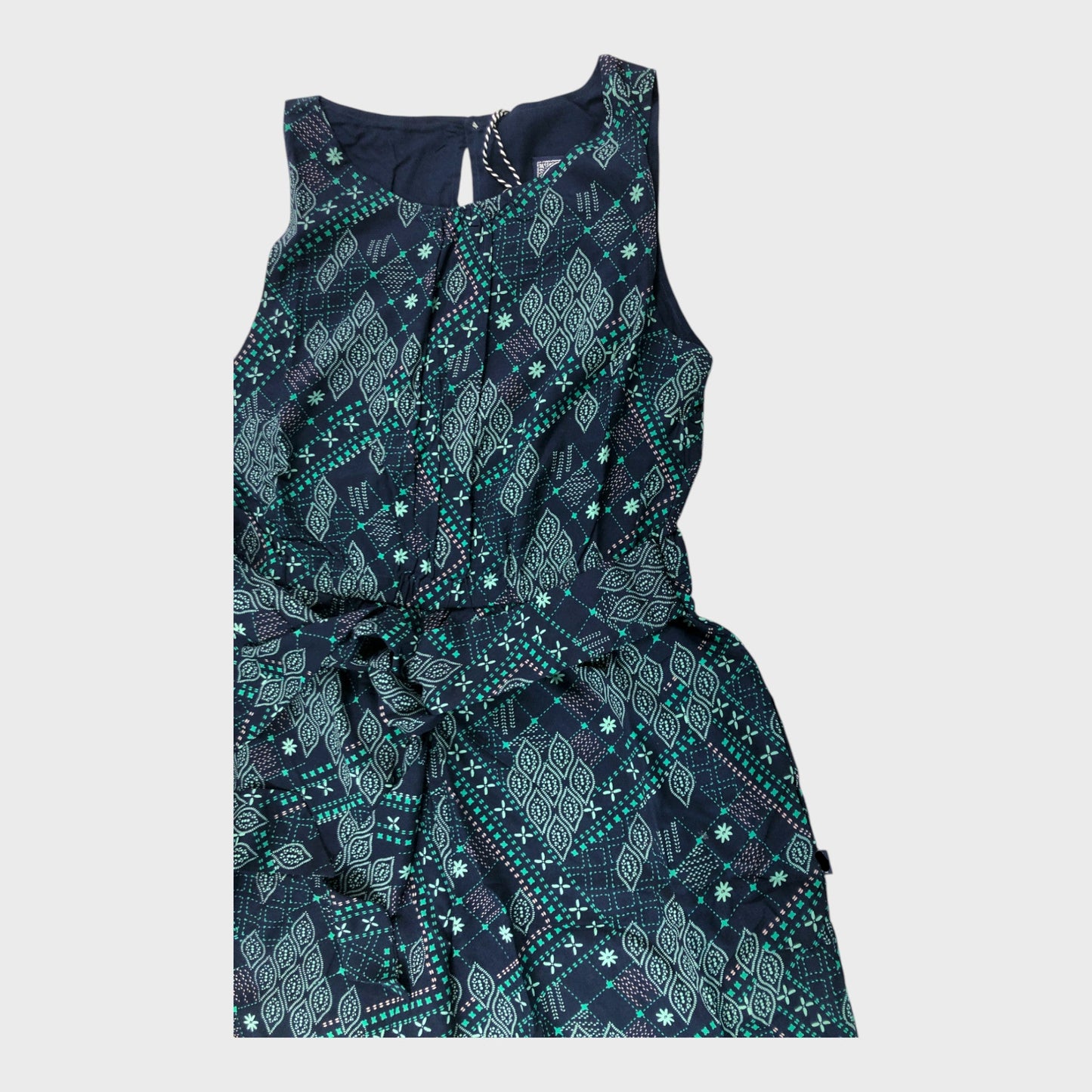 Branded Navy Blue Paisley Print Jumpsuit