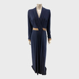 Navy Branded Julietta Maxi Dress