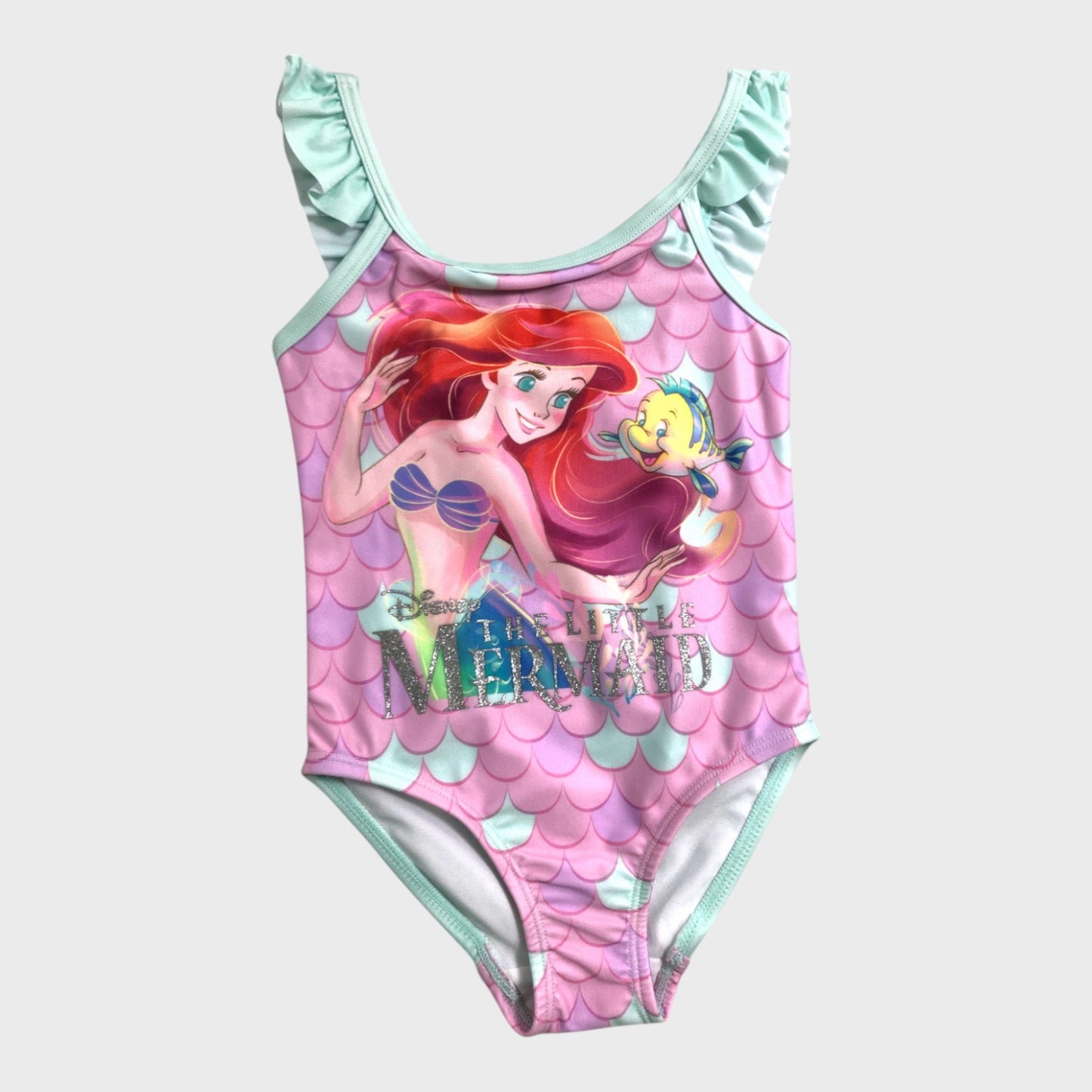 The Little Mermaid Mint Green/Pink Swimsuit