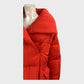 Branded Red Padded Coat - Size 16