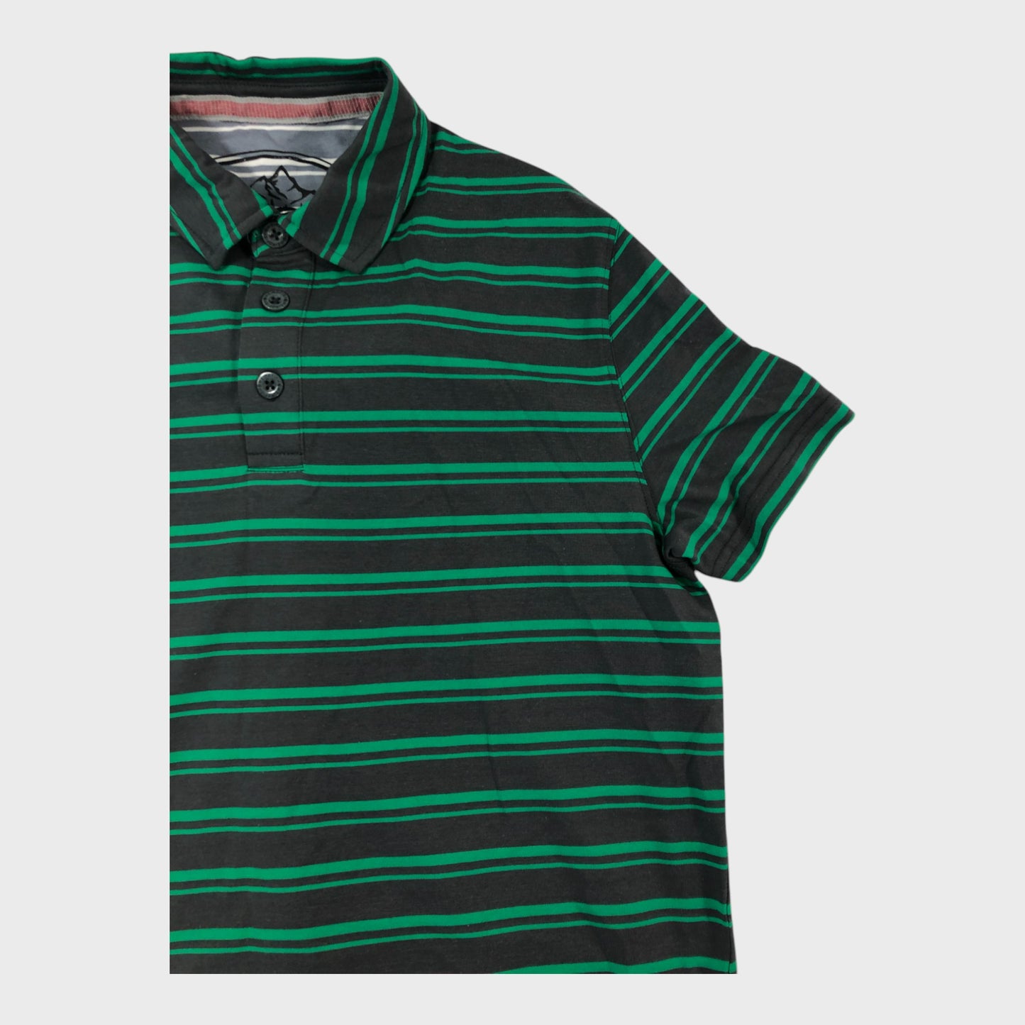 Branded Striped Polo Shirt