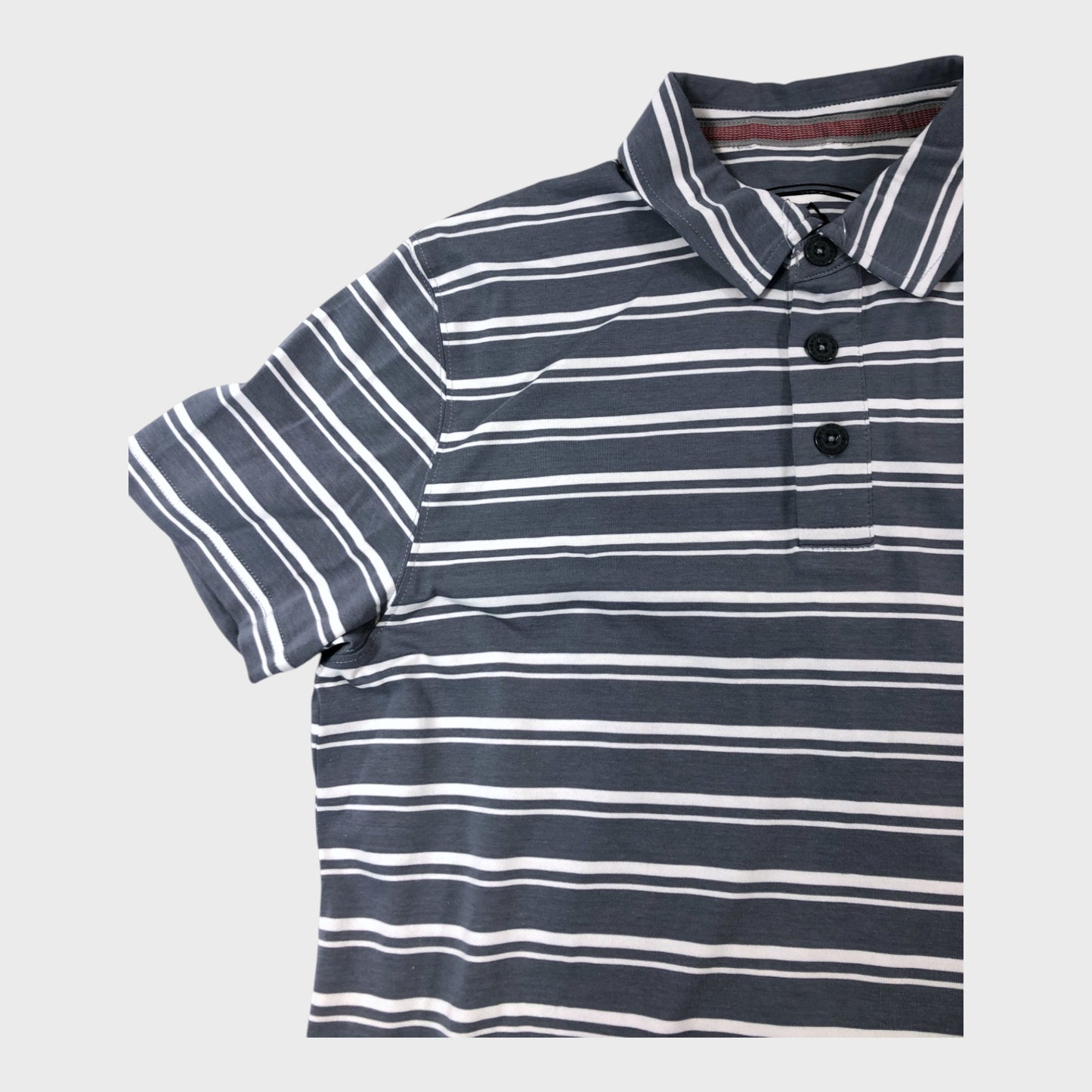 Branded Striped Polo Shirt