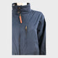 Branded Navy High Neck Jacket - Size Medium