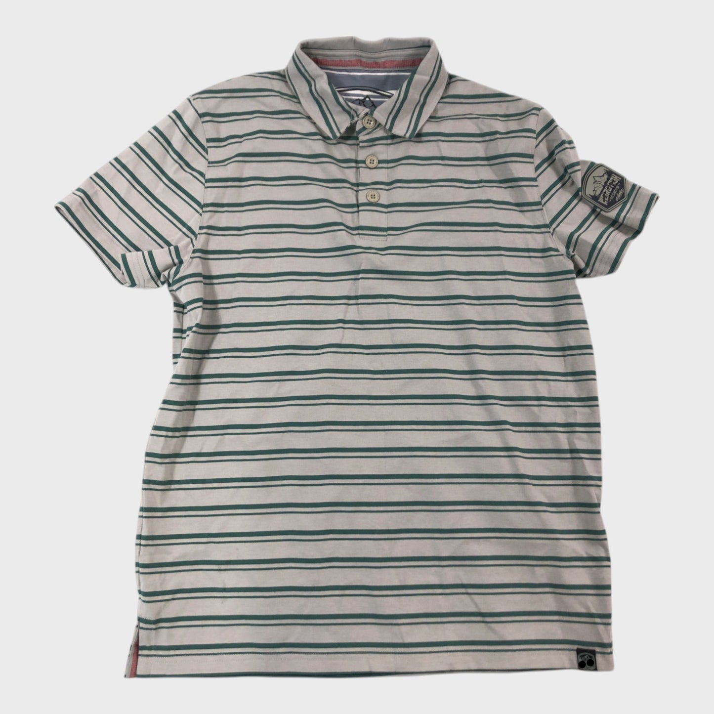 Branded Striped Polo Shirt