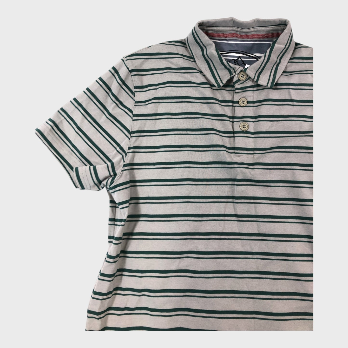 Branded Striped Polo Shirt