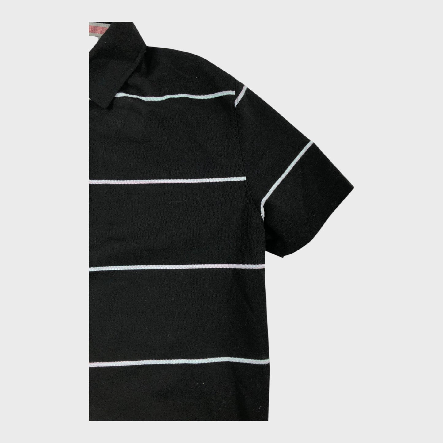 Branded Stripe Polo Shirt