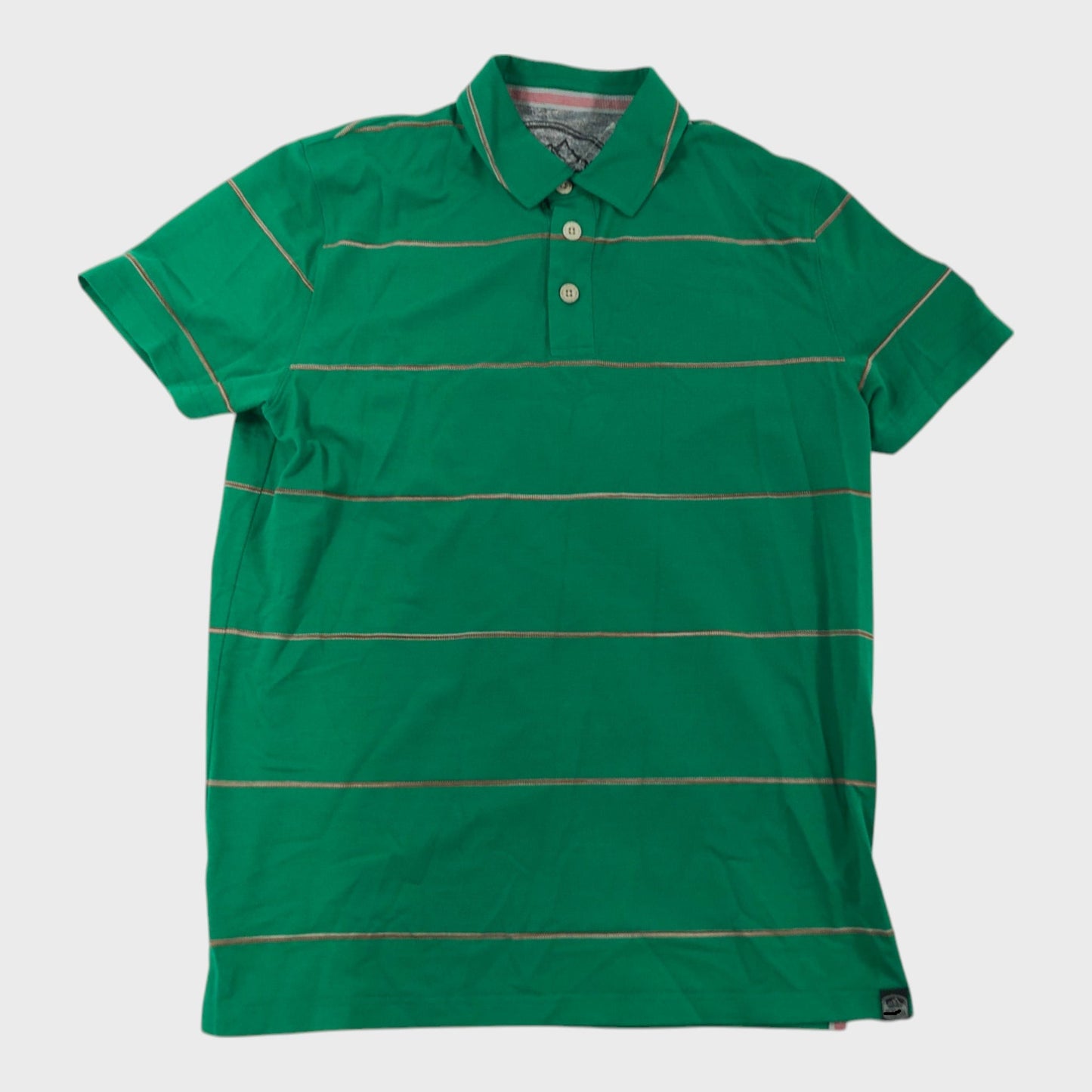 Branded Stripe Polo Shirt