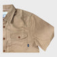 Branded Tan Organic Cotton Shirt