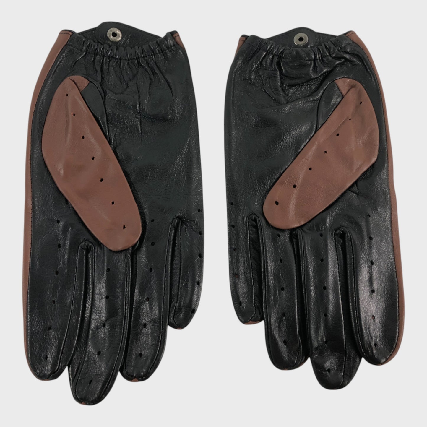 Max W Brown Leather Gloves