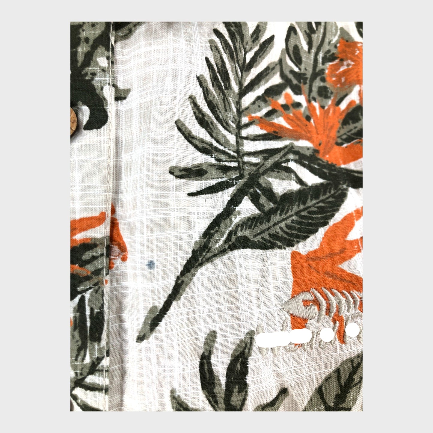 Branded Tropical Print Shirt