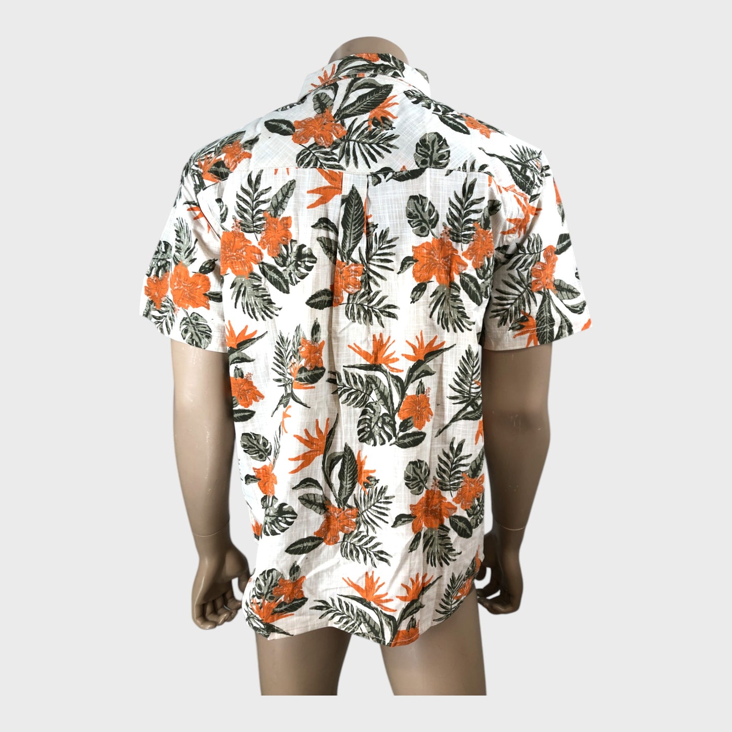 Branded Tropical Print Shirt