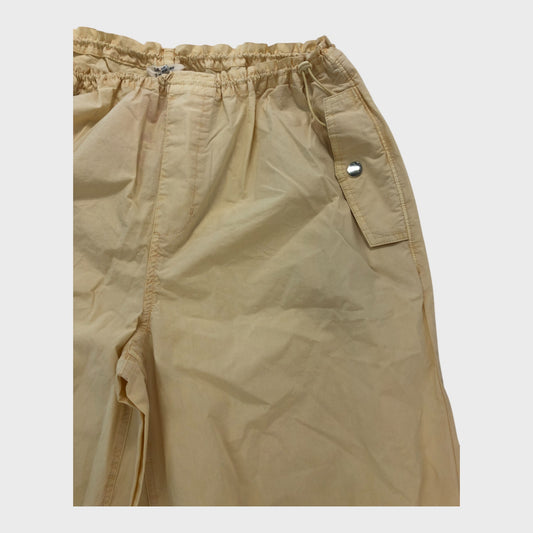 Light Beige Parachute Trousers - Size 14