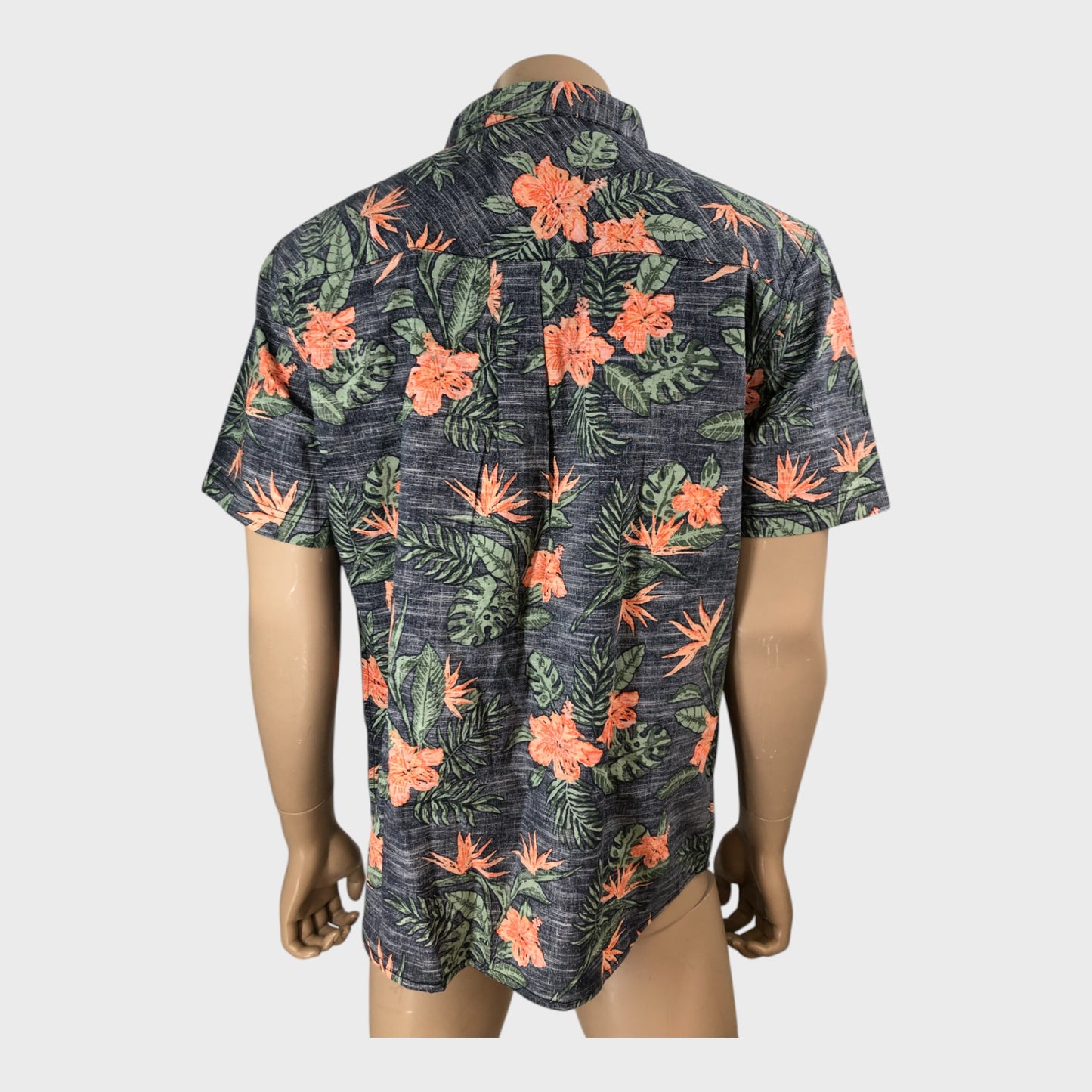 Branded Tropical Print Shirt