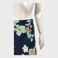 Branded Navy Floral Skirt