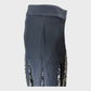 Branded Black Lace Pleated Skirt - Size 8