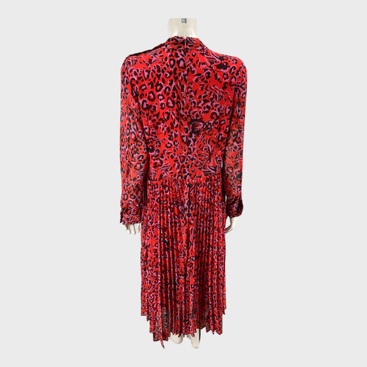 Branded Red patterned Dress