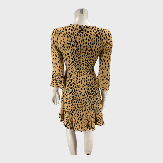 Branded Tan patterned Dress