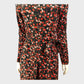 Branded Red Floral Midi Dress - Size 8