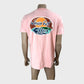 Branded Dusty Rose Fish Print T-Shirt - Size Medium