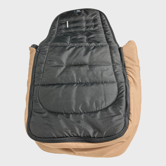 Sliver Cross Tan Footmuff For Stroller