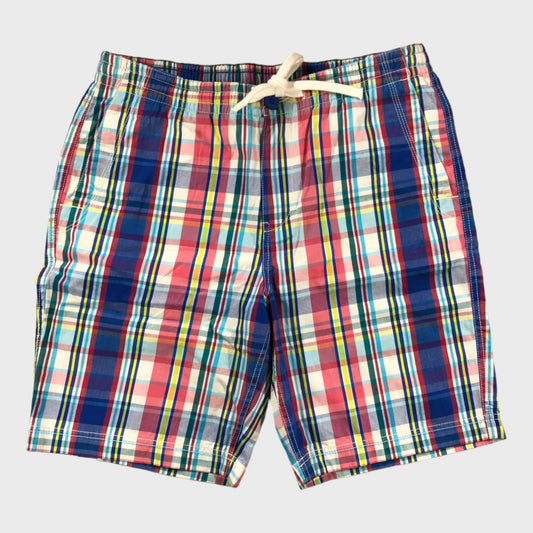 Blue and Red Checked Shorts