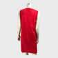 Branded Red Embroidered Dress - Size 10