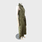 Branded Khaki Denim Jumpsuit - Size 8