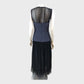 Branded Navy Tulle Dress - Size 8
