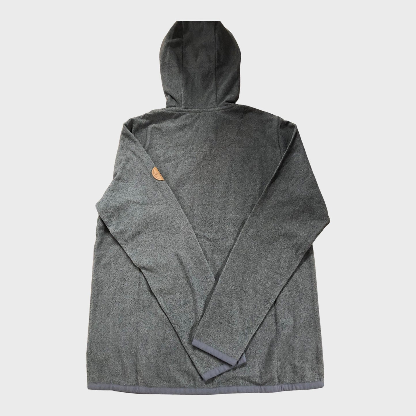 Charcoal Zip Up Hooded Fleece