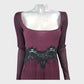 Branded Burgundy Ribbed Maxi Dress - Size 8