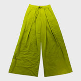 Branded Lime Green Wide Leg Trousers - Size 8
